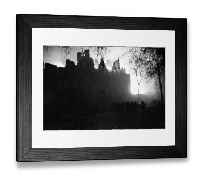 Framed Print : London in the Blitz Temple Church air raid 8 Framed Print : London in the Blitz Temple Church air raid 8