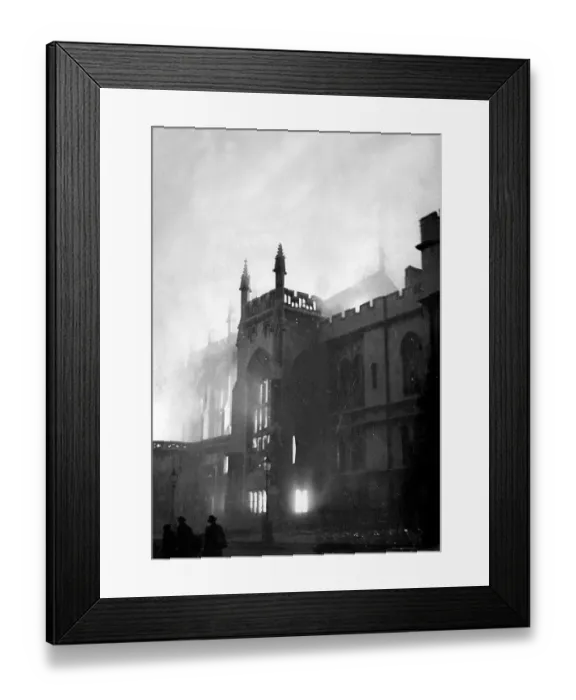 Framed Print : London in the Blitz Temple Church air raid 9 Framed Print : London in the Blitz Temple Church air raid 9