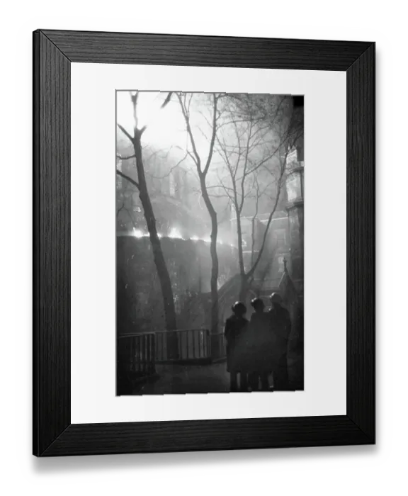 Framed Print : London in the Blitz Temple Church air raid 2 Framed Print : London in the Blitz Temple Church air raid 2