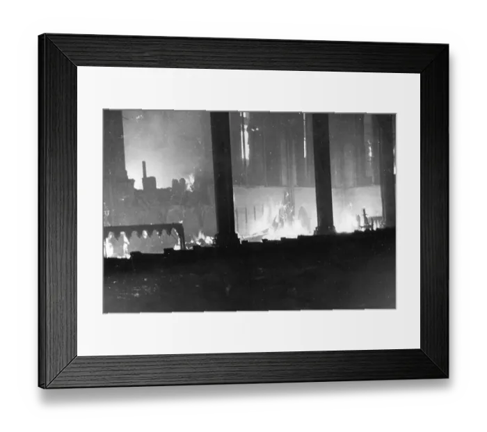 Framed Print : London in the Blitz Temple Church air raid 12 Framed Print : London in the Blitz Temple Church air raid 12