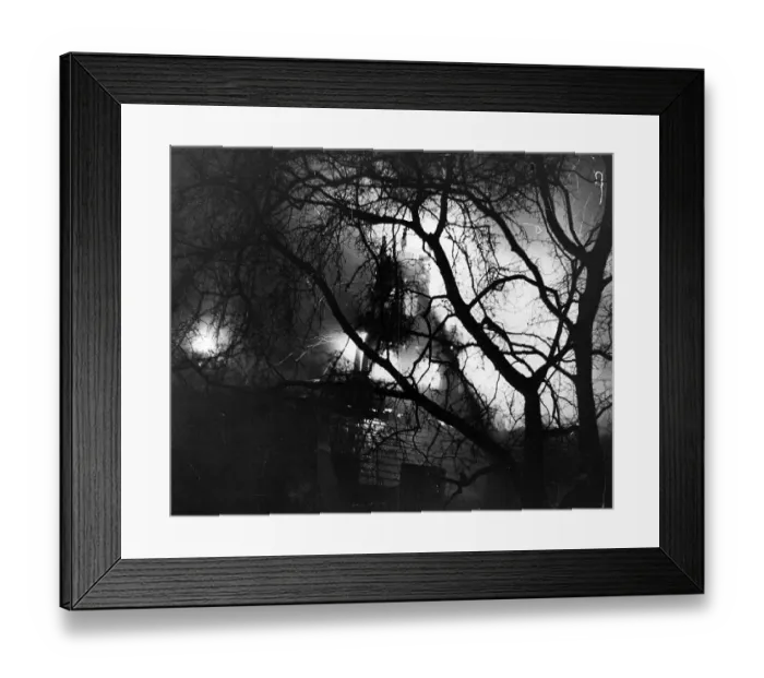 Framed Print : London in the Blitz Temple Church air raid 14 Framed Print : London in the Blitz Temple Church air raid 14