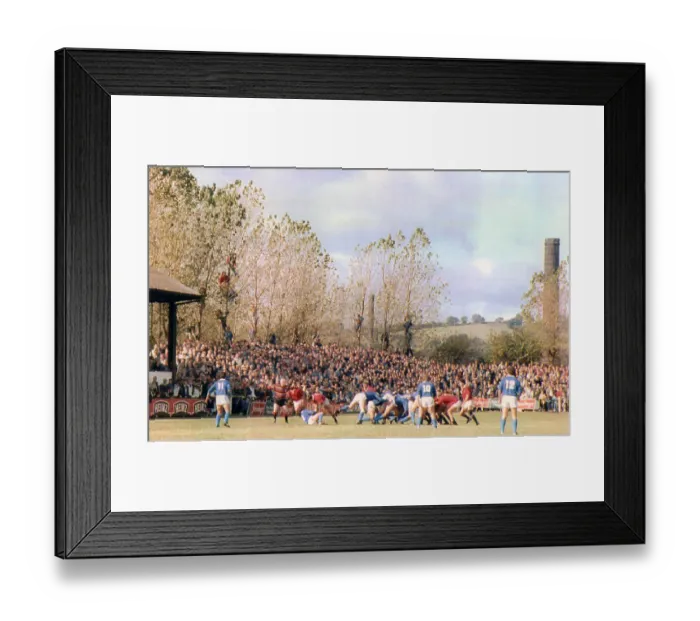Framed Print : Rugby World Cup 1991: Pool 1 match: Italy v U. S. A. at Otley