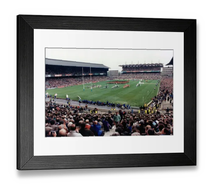 Framed Print : Rugby World Cup 1991 Final Twickenham: England 6 v Australia 12 Framed Print : Rugby World Cup 1991 Final Twickenham: England 6 v Australia 12