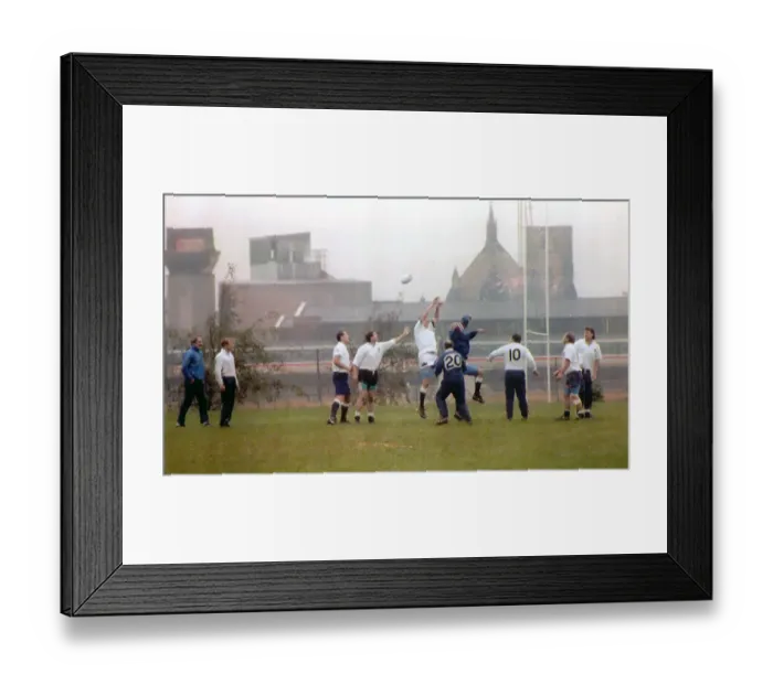 Framed Print : England Rugby Union Team Training - Rugby World Cup - 1991