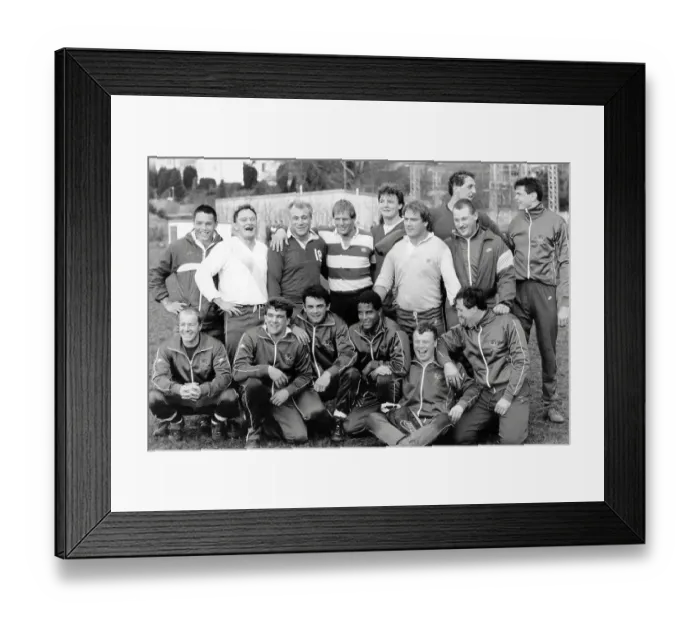 Framed Print : England rugby team 1990 Framed Print : England rugby team 1990