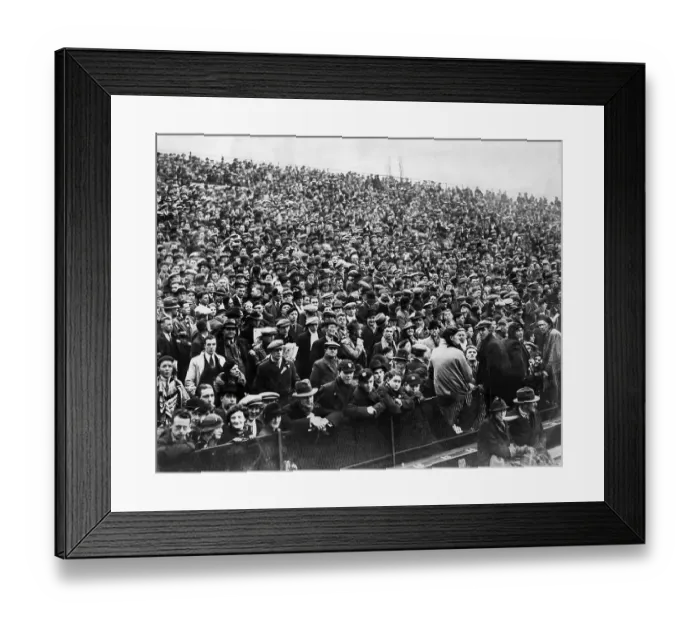 Framed Print : Crowd at Twickenham during the 5 Nations 1935 Framed Print : Crowd at Twickenham during the 5 Nations 1935