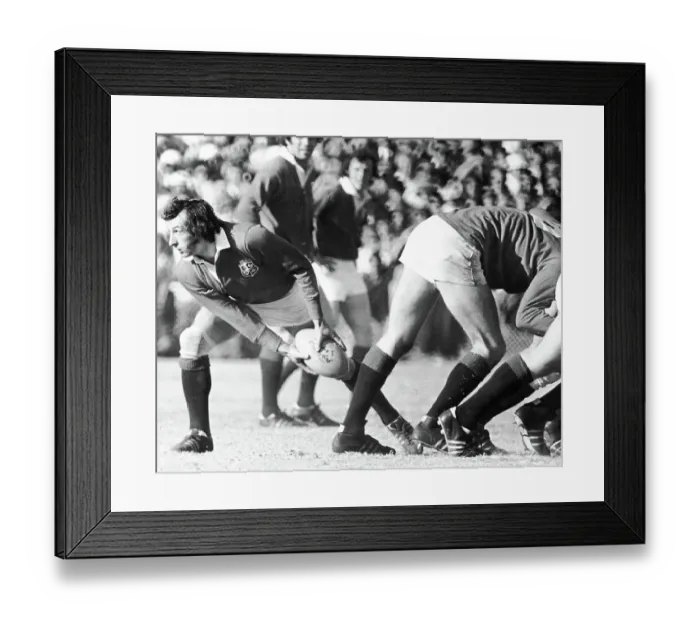 Framed Print : Gareth Edwards in action in 1974