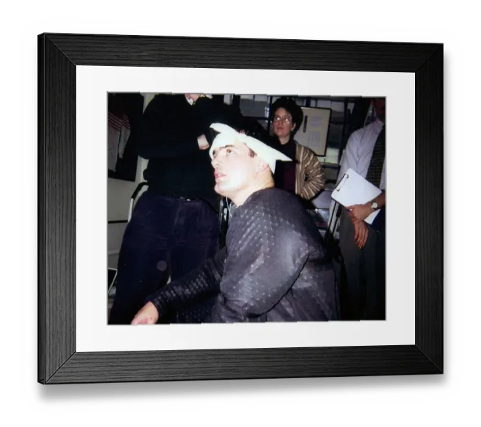 Framed Print : England Rugby Captain Will Carling tries out the training suit to be used by England's rugby team prior to World Cup - 1995 Framed Print : England Rugby Captain Will Carling tries out the training suit to be used by England's rugby team prior to World Cup - 1995