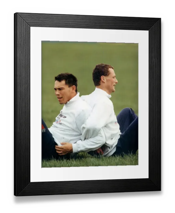 Framed Print : England Rugby Union Team Training - 1991 Underwood and Webb