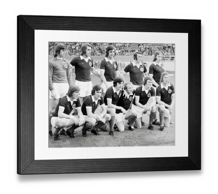 Framed Print : The Scotland World Cup Squad of 1974 Framed Print : The Scotland World Cup Squad of 1974