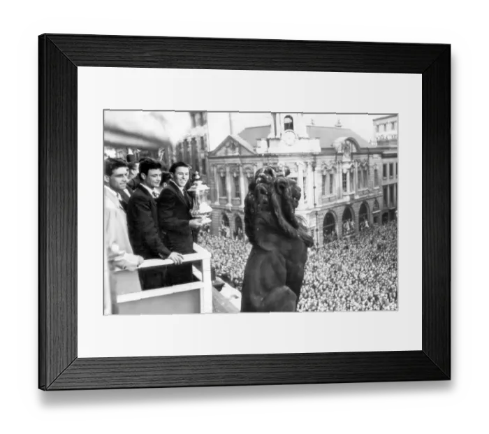 Framed Print : Football FA Cup final winners 1957 Aston Villa with the trophy Framed Print : Football FA Cup final winners 1957 Aston Villa with the trophy