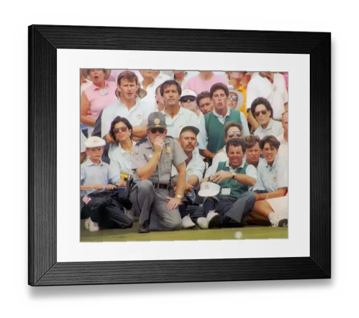 Framed Print : European golf heavyweights Nick Faldo, Seve Ballesteros and Jose Maria Olazabal watch the action in 1991 at Kiawah Island Framed Print : European golf heavyweights Nick Faldo, Seve Ballesteros and Jose Maria Olazabal watch the action in 1991 at Kiawah Island