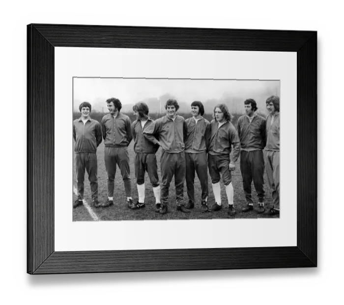 Framed Print : England squad training at Roehampton, before flying to Lisbon for a friendly match against Portugal 1974 Framed Print : England squad training at Roehampton, before flying to Lisbon for a friendly match against Portugal 1974