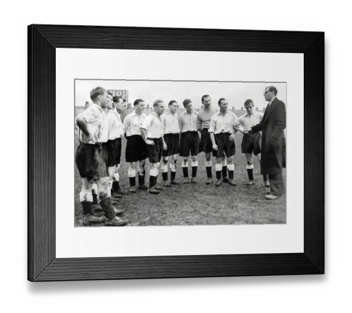 Framed Print : England players training 1951 Framed Print : England players training 1951