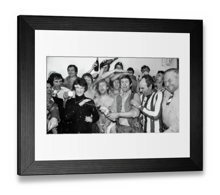 Framed Print : Brighton & Hove Albion celebrate promotion to the First Division 1977 Framed Print : Brighton & Hove Albion celebrate promotion to the First Division 1977