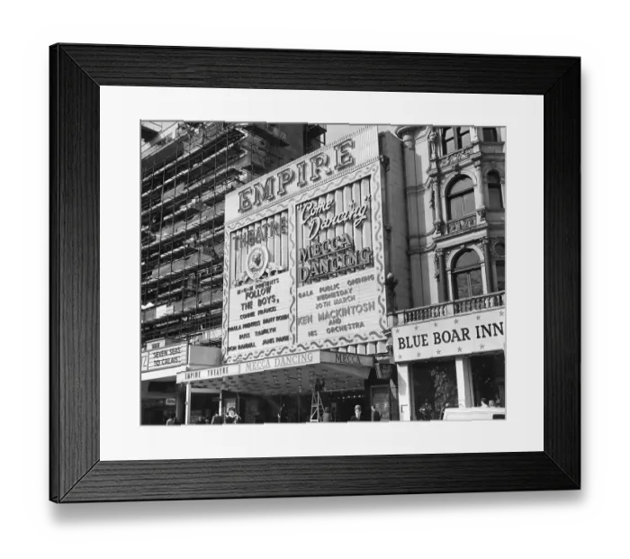 Framed Print : London's New Empire Theatre. Leicester Square