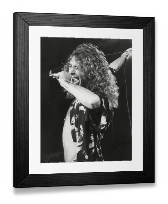 Framed Print : Singer Robert Plant of Led Zeppelin Framed Print : Singer Robert Plant of Led Zeppelin