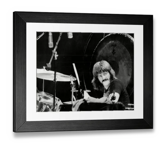Framed Print : John Bonham, Led Zeppelin drummer Framed Print : John Bonham, Led Zeppelin drummer