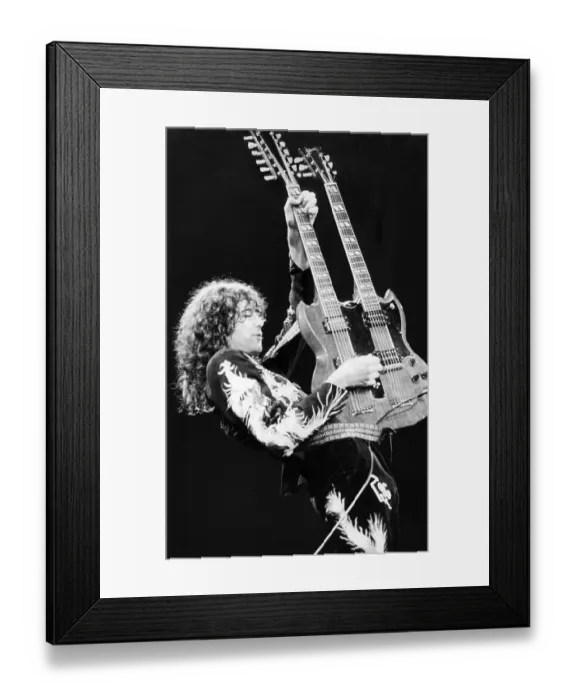 Framed Print : Jimmy Page of Led Zeppelin Framed Print : Jimmy Page of Led Zeppelin