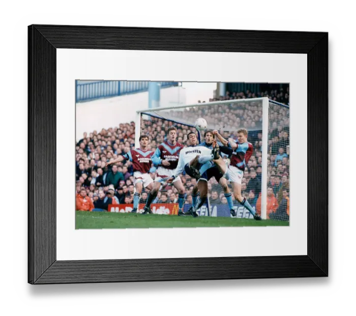 Framed Print : Keeper Ludek Mikloko and Jason Dozzell Tottenham Hotspur 1 v West Ham 4 Framed Print : Keeper Ludek Mikloko and Jason Dozzell Tottenham Hotspur 1 v West Ham 4