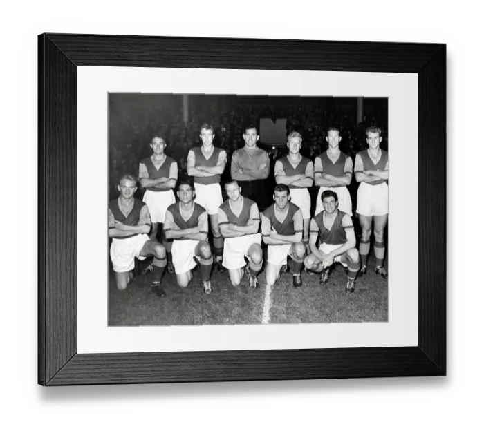 Framed Print : West Ham United Team Group 1956-57 Season Framed Print : West Ham United Team Group 1956-57 Season