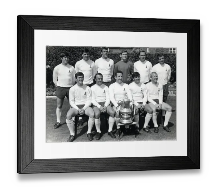 Framed Print : Tottenham Hotspur Team Photocall 1967 / 68 Framed Print : Tottenham Hotspur Team Photocall 1967 / 68
