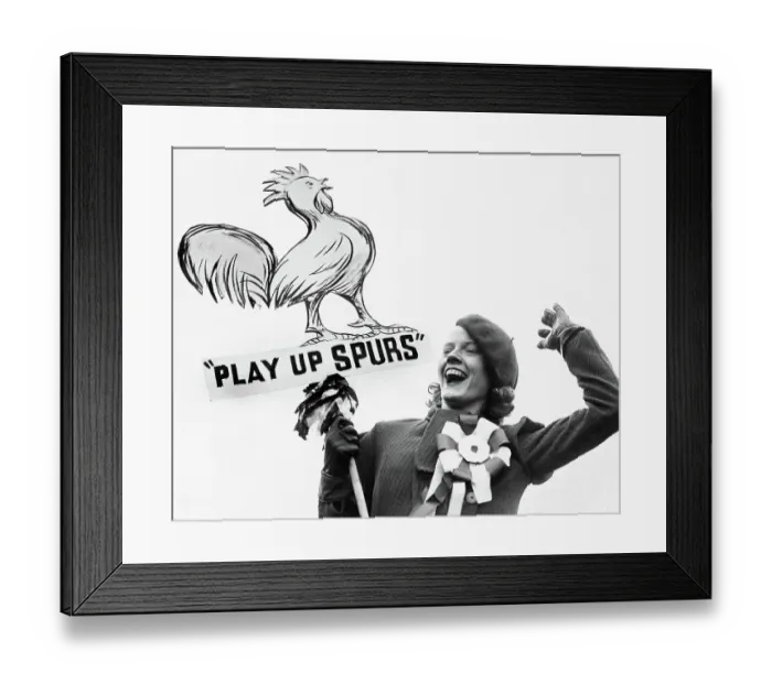 Framed Print : Play Up Spurs! Framed Print : Play Up Spurs!