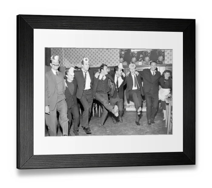 Framed Print : Tottenham Hotspur footballers throw their annual Christmas party at the canteen at White Hart Lane Framed Print : Tottenham Hotspur footballers throw their annual Christmas party at the canteen at White Hart Lane