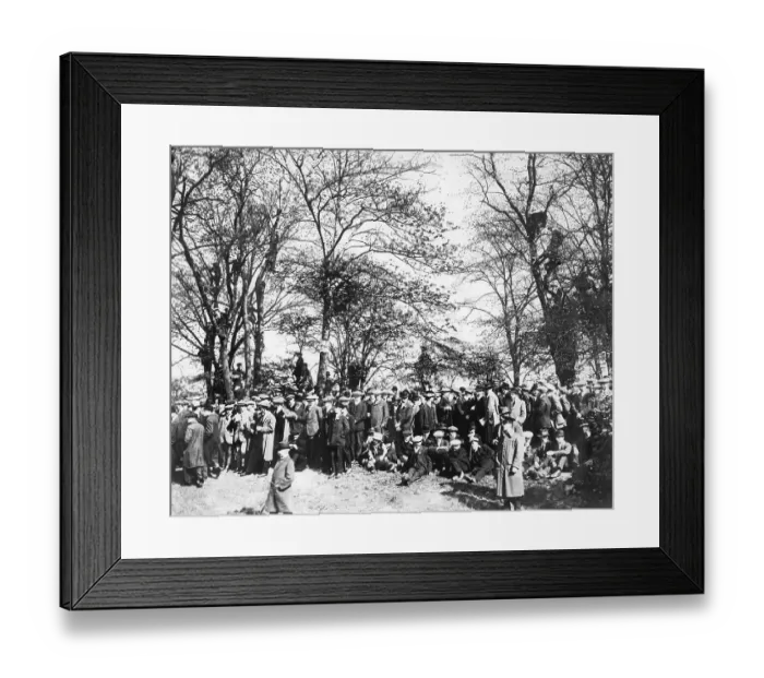 Framed Print : FA Cup Final crowd 1914 at Crystal Palace Framed Print : FA Cup Final crowd 1914 at Crystal Palace