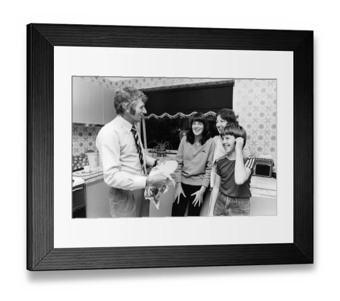 Framed Print : Tony Book, former Manchester City footballer and manager Framed Print : Tony Book, former Manchester City footballer and manager