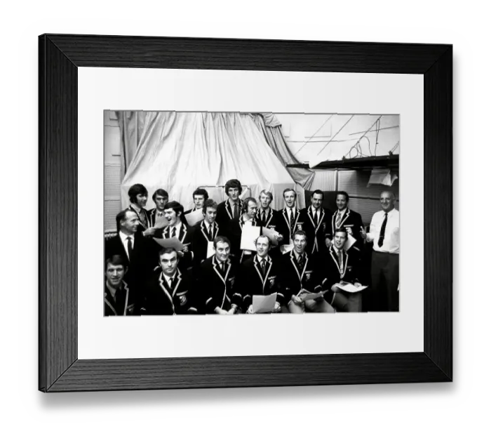 Framed Print : Members of the MCC cricket team for the tour of India Framed Print : Members of the MCC cricket team for the tour of India