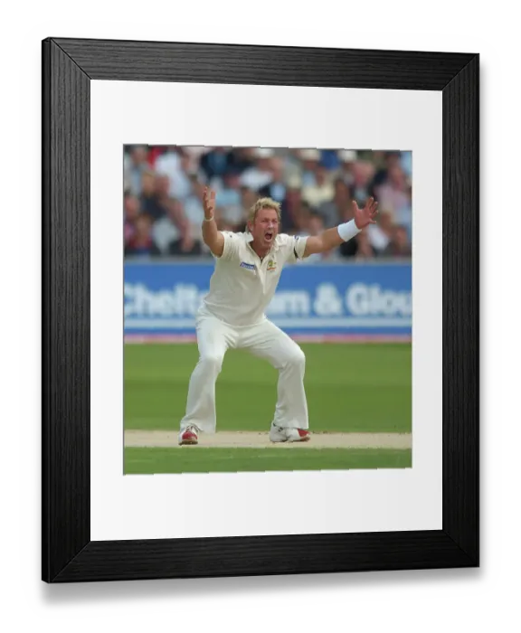 Framed Print : Shane Warne Framed Print : Shane Warne