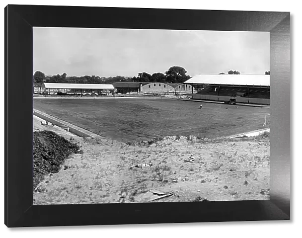Roots Hall Stadium Southend FC ground at Prittlewell 1955