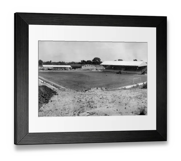 Framed Print : Roots Hall Stadium Southend FC ground at Prittlewell 1955 Framed Print : Roots Hall Stadium Southend FC ground at Prittlewell 1955