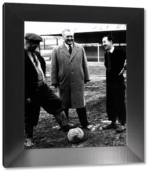 Pitch Inspection FA Cup: Southend United v Manchester City 1956