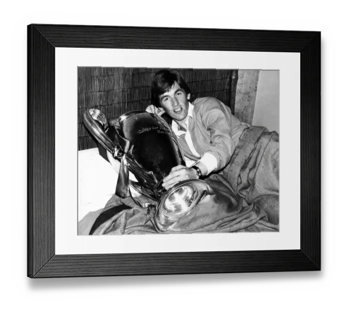 Framed Print : Kenny Dalglish with European cup Framed Print : Kenny Dalglish with European cup