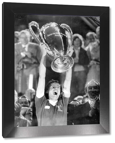 Liverpool Footballer Phil Thompson with European Cup