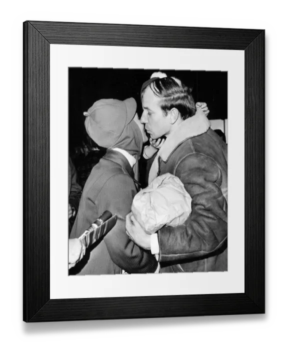 Framed Print : Bobby Charlton with wife Norma Framed Print : Bobby Charlton with wife Norma