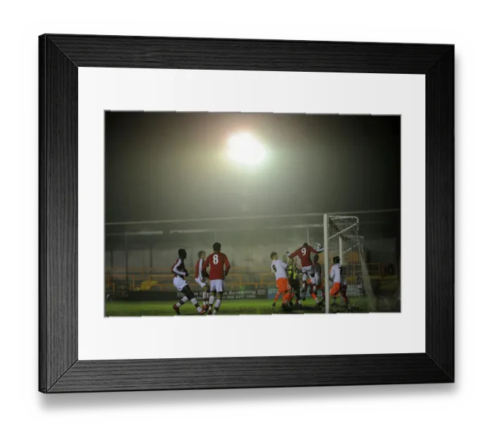 Framed Print : Arsenal V Crewe FA youth cup 3rd round, Benik Afobe goal at Underhill Stadium, Barnet Framed Print : Arsenal V Crewe FA youth cup 3rd round, Benik Afobe goal at Underhill Stadium, Barnet