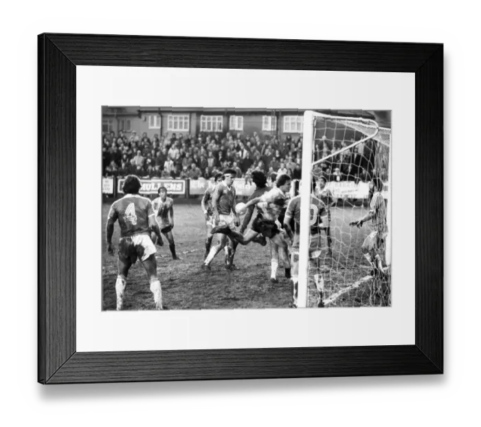 Framed Print : FA Cup Matches 1982: 3rd Round: Barnet v Brighton Framed Print : FA Cup Matches 1982: 3rd Round: Barnet v Brighton
