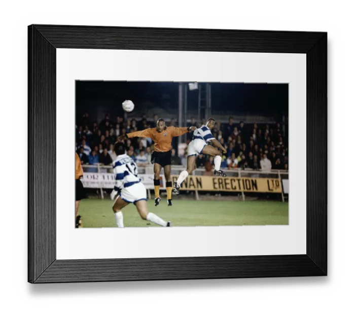 Framed Print : Coca Cola Cup Match 1993: Barnet v Queens Park Rangers 1-2 Framed Print : Coca Cola Cup Match 1993: Barnet v Queens Park Rangers 1-2