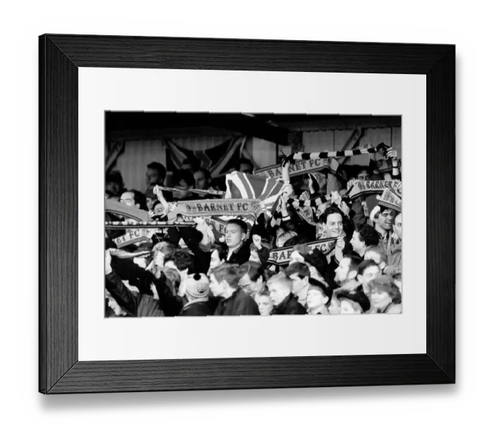 Framed Print : Barnet Fans 1991