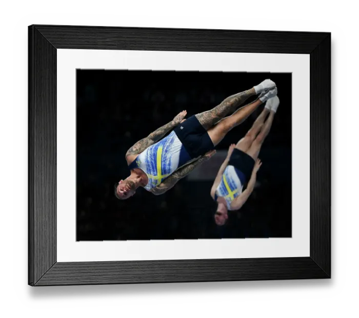 Framed Print : Trampoline Gymnastics World Championships, Birmingham 2023 Framed Print : Trampoline Gymnastics World Championships, Birmingham 2023