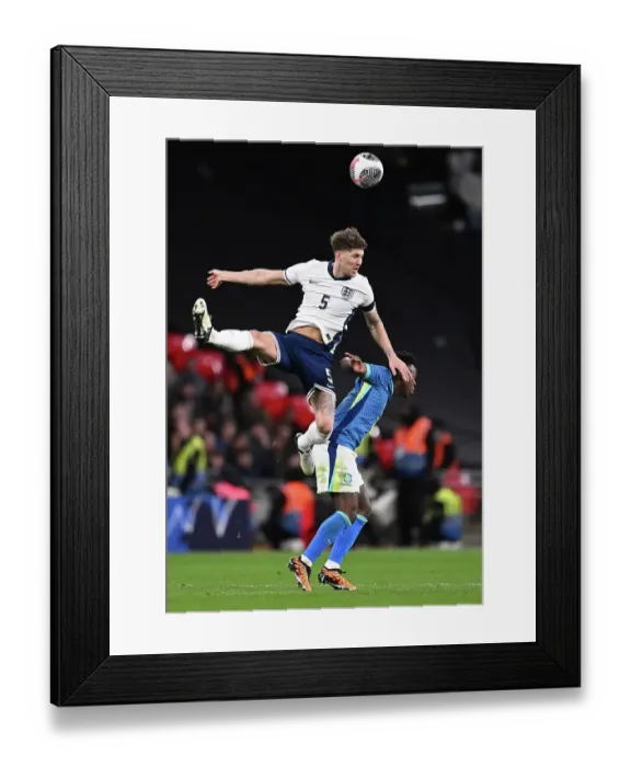 Framed Print : Soul of Sport. England v Brazil friendly at Wembley Framed Print : Soul of Sport. England v Brazil friendly at Wembley