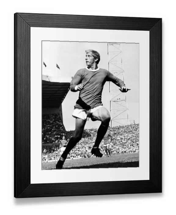 Framed Print : Denis Law 1969