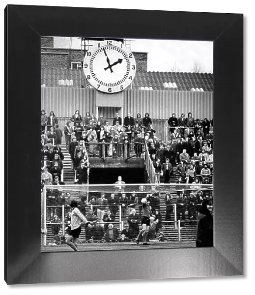 The Clock End at Highbury 1973