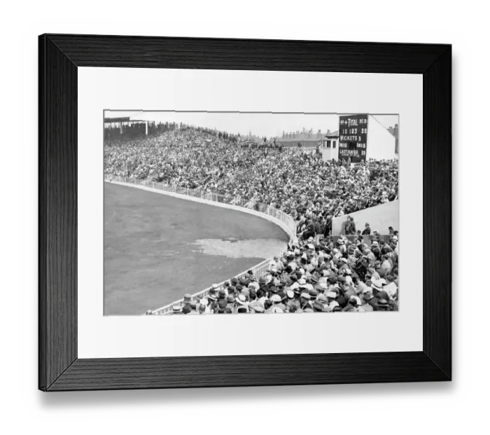 Framed Print : Yorkshire v Lancashire, County Championship Match 1937 Framed Print : Yorkshire v Lancashire, County Championship Match 1937
