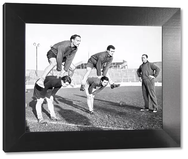 CoventryCity football club's manager JesseCarverwatches the players training