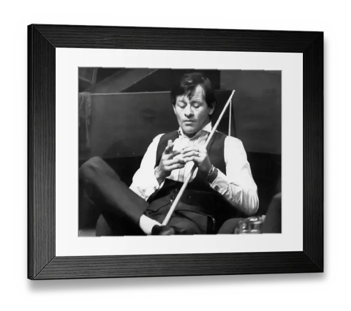 Framed Print : Alex Hurricane Higgins Framed Print : Alex Hurricane Higgins