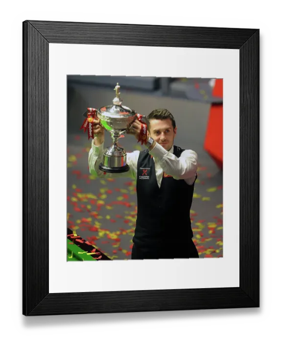 Framed Print : Mark Selby wins the World Snooker Championships 2014 Framed Print : Mark Selby wins the World Snooker Championships 2014